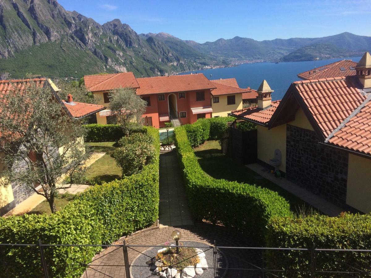 Appartamento Irina'S House With View On Like And Swimming Pool Riva di Solto Esterno foto